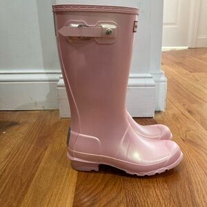 Pink  hunter Tall Rain Boots